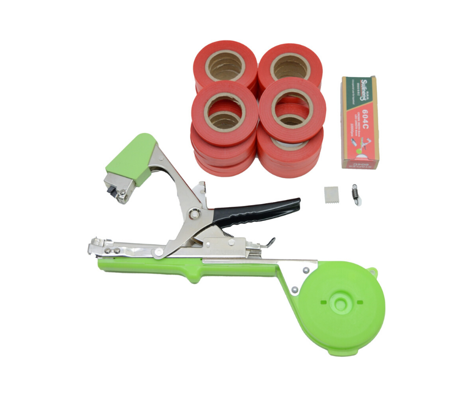 Vine Tying Machine + 10,000 Staples + 20 Rolls of Tape
