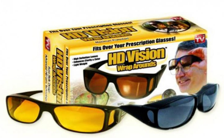 Bluetooth Headset + Set of 2 Driving Glasses