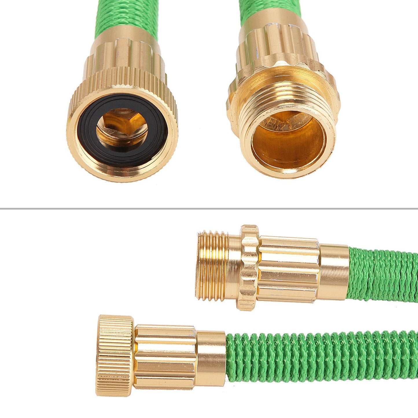 Furtun extensibil de gradina de 22.5 metri + Accesoriu pentru stropit