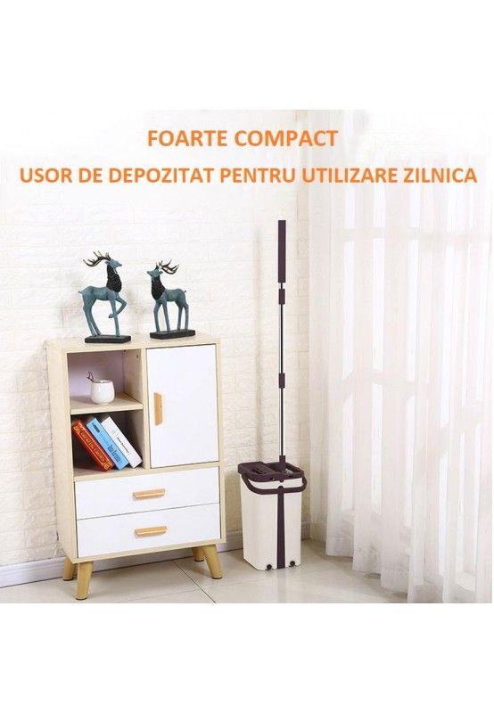 Mop with bucket and 2 refills included
