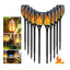 Stock Clearance! Set of 12 x Solar Torch Flame Effect Lamps 51.5 cm