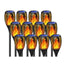 Stock Clearance! Set of 12 x Solar Torch Flame Effect Lamps 51.5 cm