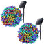 Set 2 x Decoratiune cu Incarcare Solara 100 LED, 10 Metri - Multicolor