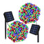 Set 2 x Decoratiune cu Incarcare Solara 100 LED, 10 Metri - Multicolor