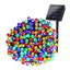 Set 2 x Decoratiune cu Incarcare Solara 100 LED, 10 Metri - Multicolor