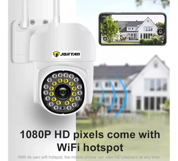 Set of 3 x Jortan Video Surveillance Cameras, 32 LEDs, Rotatable, Infrared, Waterproof