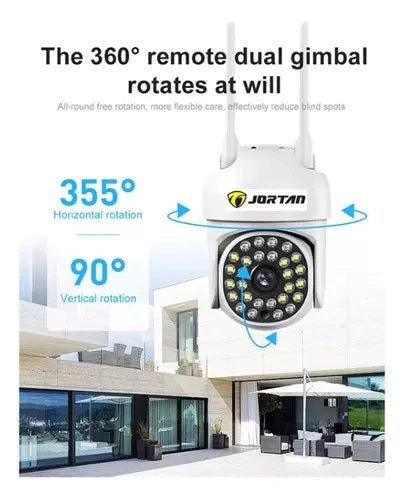 Set of 3 x Jortan Video Surveillance Cameras, 32 LEDs, Rotatable, Infrared, Waterproof