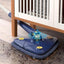 CleanMaster innovative handheld mop, adjustable, 360-degree rotation, triangular, blue