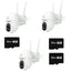Camera de Supraveghere Video Jortan, 32 Leduri, Rotative, Infrarosu, Rezistanta la apa + Card 32 GB