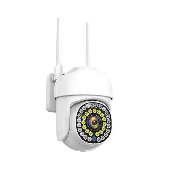 Set of 3 x Jortan Video Surveillance Cameras, 32 LEDs, Rotatable, Infrared, Waterproof + 3 x 32GB Cards