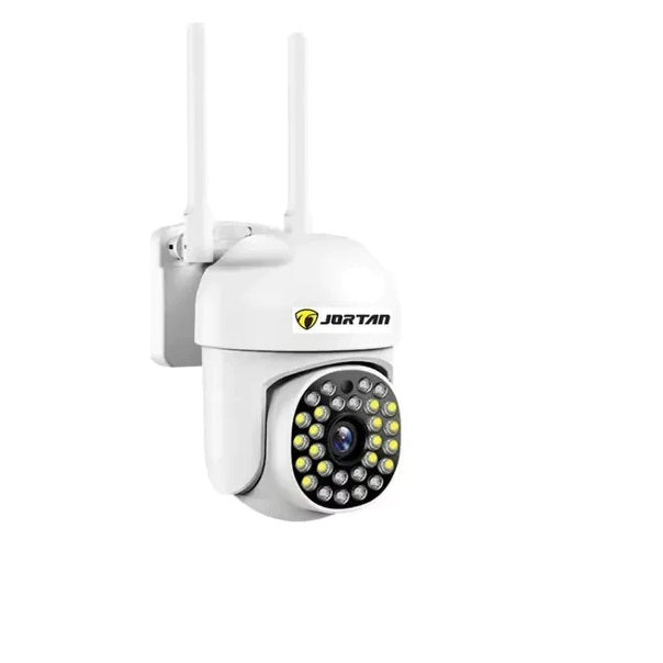 Set of 3 x Jortan Video Surveillance Cameras, 32 LEDs, Rotatable, Infrared, Waterproof + 3 x 32GB Cards