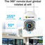 Set of 3 x Jortan Video Surveillance Cameras, 32 LEDs, Rotatable, Infrared, Waterproof + 3 x 32GB Cards