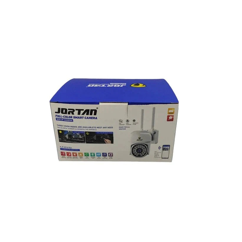 Set of 3 x Jortan Video Surveillance Cameras, 32 LEDs, Rotatable, Infrared, Waterproof + 3 x 32GB Cards