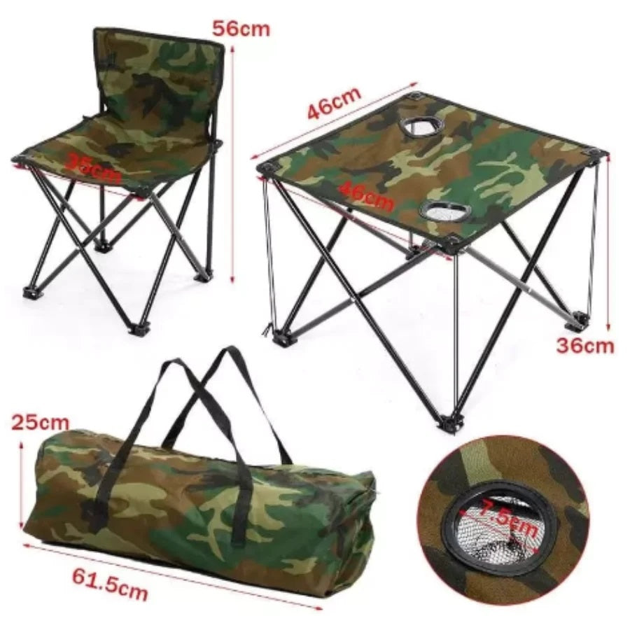 Camping, Picnic, or Beach Table and Chair Set