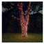 Set of 3 x 100 LED Solar Decorations - multi-colored
