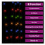 Set of 3 x 100 LED Solar Decorations - multi-colored