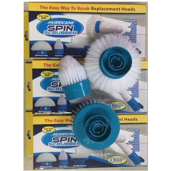 Set of 3 Hurricane Spin Scrubber brush refills