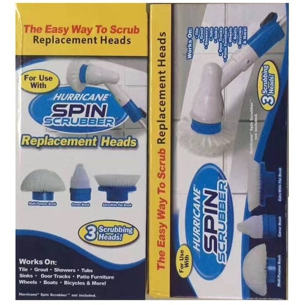 Set of 3 Hurricane Spin Scrubber brush refills