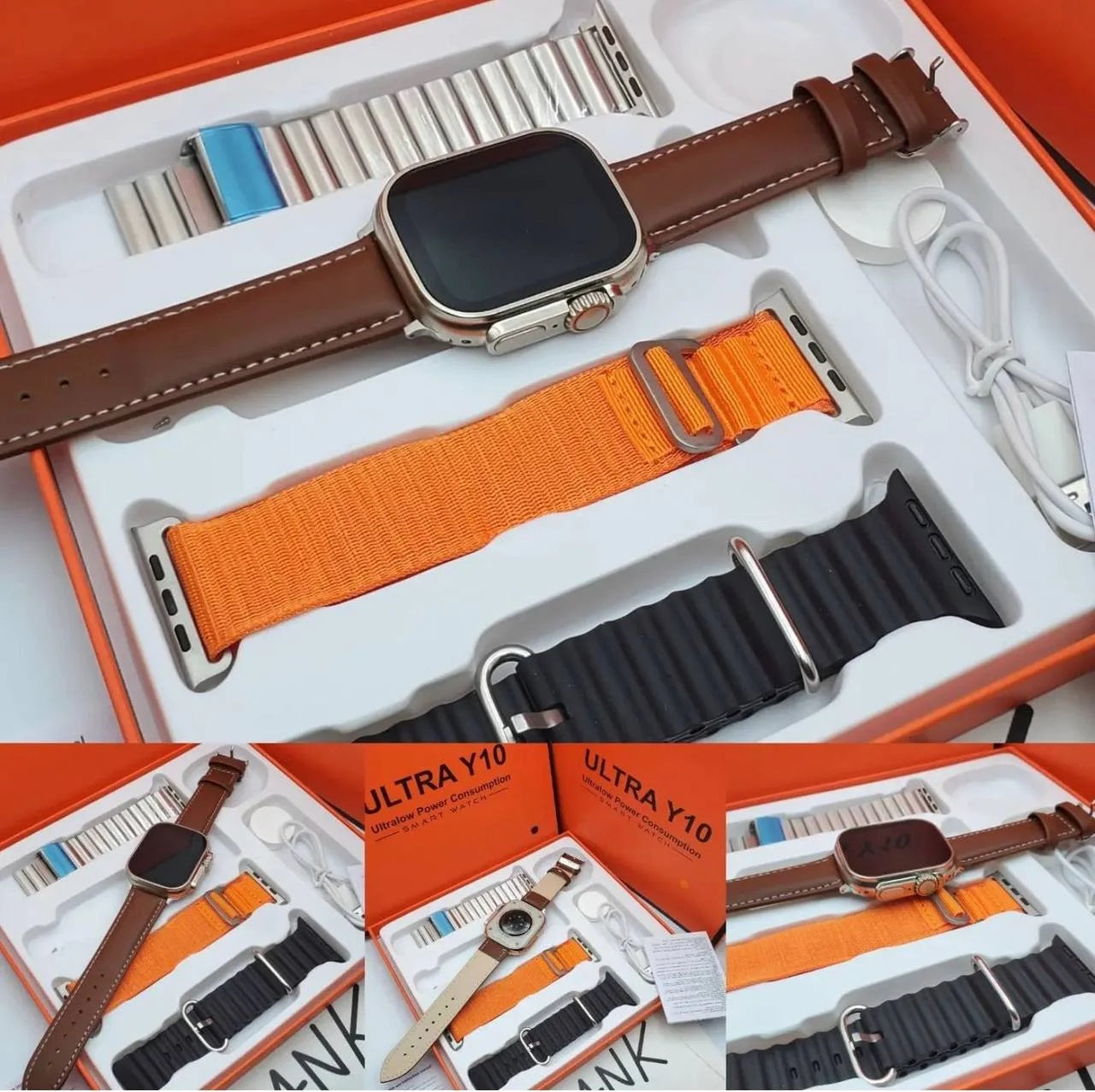 SmartWatch Smartwatch, Bluetooth Connection, 4 Straps Included