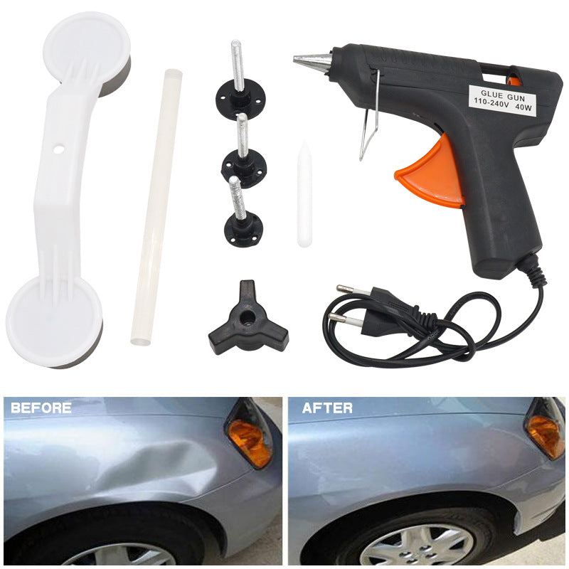 The Safe Driving Pack - HD 1080p DVR Car Camera with 2.4-inch display + Car Body Repair Kit (Pops-a-Dent) + Triple Car Socket with USB
