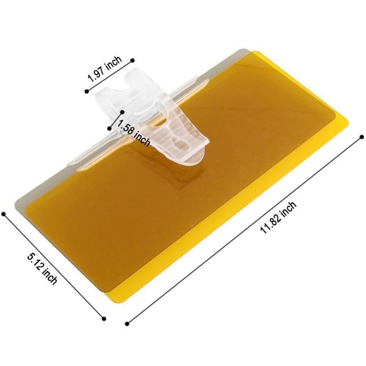 Set of 2 x HD Visor Car Sun Visors, with day and night function