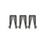 Set of 3 magnetic insect screens