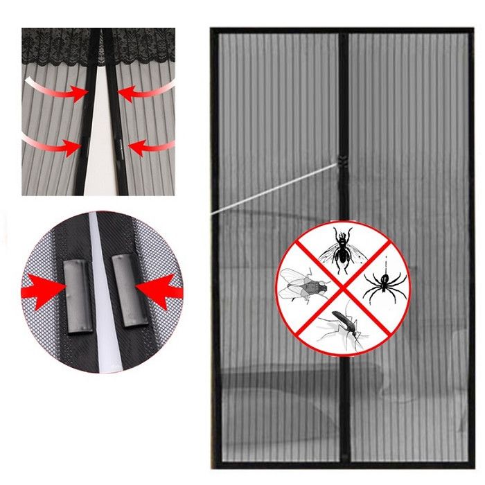 Pest Control Kit: Pest Repeller + Magic Mesh Magnetic Screen Door