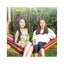 Set of 2 Colored Hammocks with Wooden Bars, 200 X 80