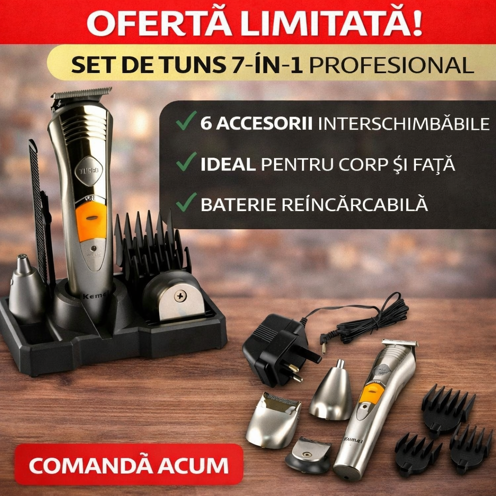 Aparat de tuns 7in1 Nikai