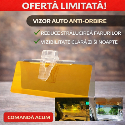Set 2 x Parasolar Auto HD Visor, cu functie pentru zi si noapte
