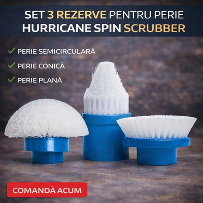 Set of 3 Hurricane Spin Scrubber brush refills