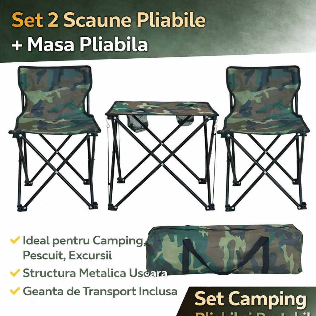 Camping, Picnic, or Beach Table and Chair Set